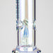 Trippy Glass | 17" 7mm Holographic Stemline Bong – Triple Diffused Perc with 18mm Bowl Glass Bong Small Biz Distributors