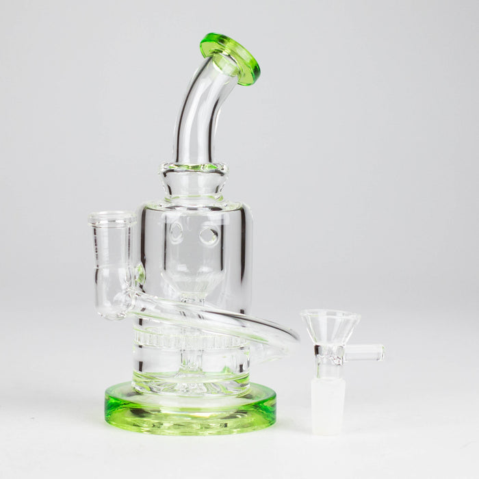 8" Torus Dab Rig – Compact Design Glass Rig Small Biz Distributors