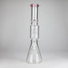 16" 7mm Colored Beaker Bong – Premium Thick Glass with Grid Perc Glass Bong Small Biz Distributors