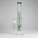 16" Triple Perc Straight Tube – Premium Glass Bong with Maximum Filtration Glass Bong Small Biz Distributors