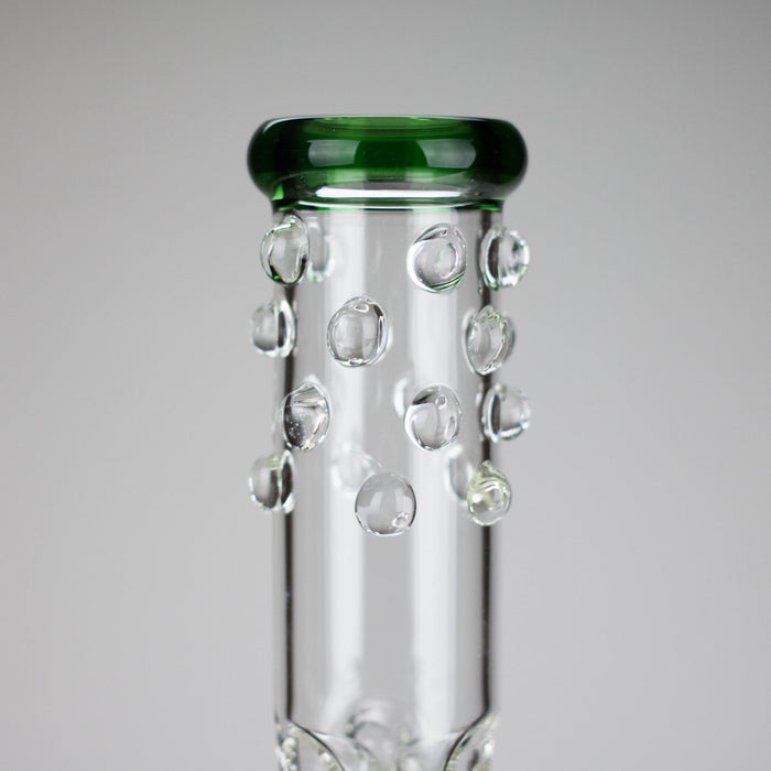 16" Triple Perc Straight Tube – Premium Glass Bong with Maximum Filtration Glass Bong Small Biz Distributors