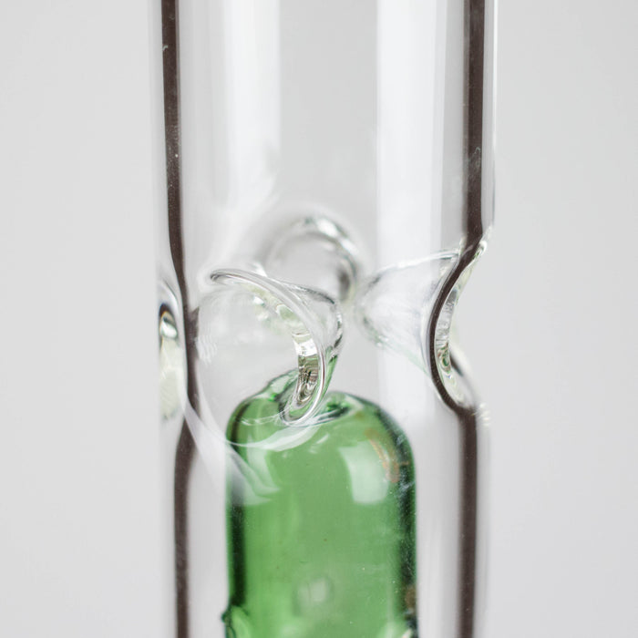 16" Triple Perc Straight Tube – Premium Glass Bong with Maximum Filtration Glass Bong Small Biz Distributors
