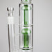 16" Triple Perc Straight Tube – Premium Glass Bong with Maximum Filtration Glass Bong Small Biz Distributors