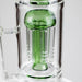 16" Triple Perc Straight Tube – Premium Glass Bong with Maximum Filtration Glass Bong Small Biz Distributors
