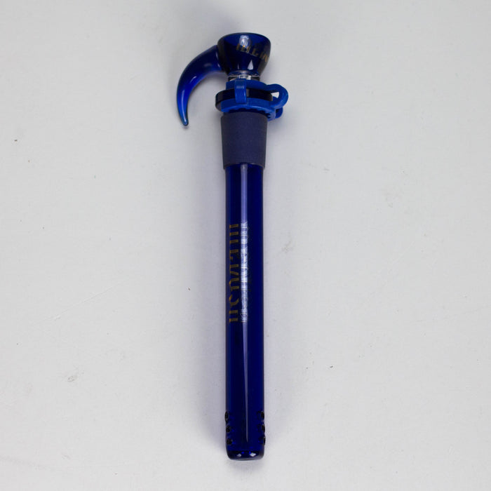 Medusa | Colored Downstem Style "01" – Includes Glass Bowl & Keck Clip Downstem · Bowlstem Small Biz Distributors 13.5cm / 5.3" Blue