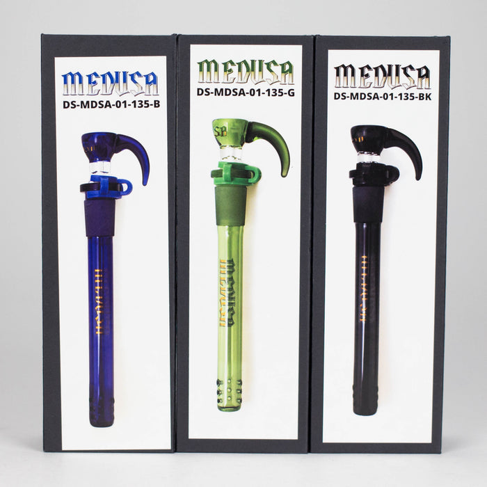 Medusa | Colored Downstem Style "01" – Includes Glass Bowl & Keck Clip Downstem · Bowlstem Small Biz Distributors