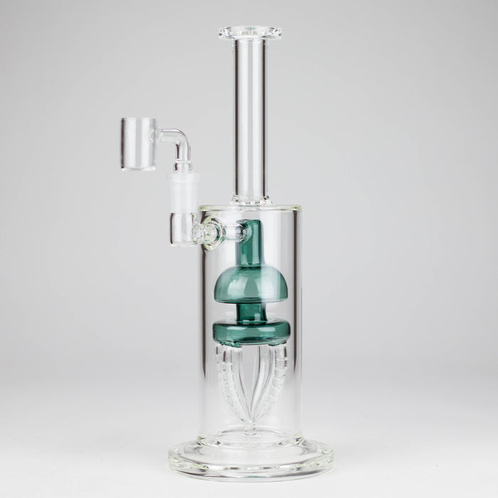 11" 2-in-1 Glass Dab Rig with Percolator [BH141] Glass Bong 777 Smoke