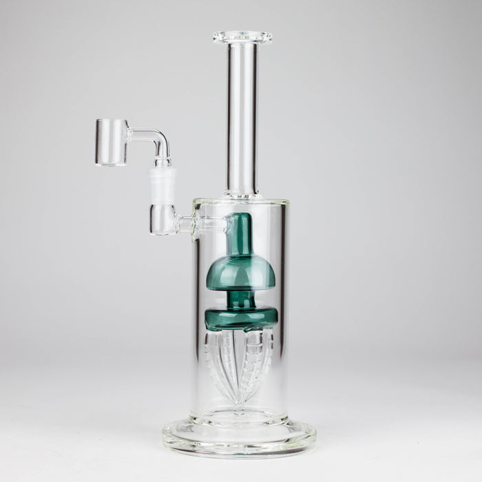 11" 2-in-1 Glass Dab Rig with Percolator [BH141] Glass Bong 777 Smoke