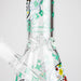 10" Sugar Skull Design Glass Beaker Bong Glass Bong 777 Smoke