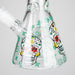 10" Sugar Skull Design Glass Beaker Bong Glass Bong 777 Smoke