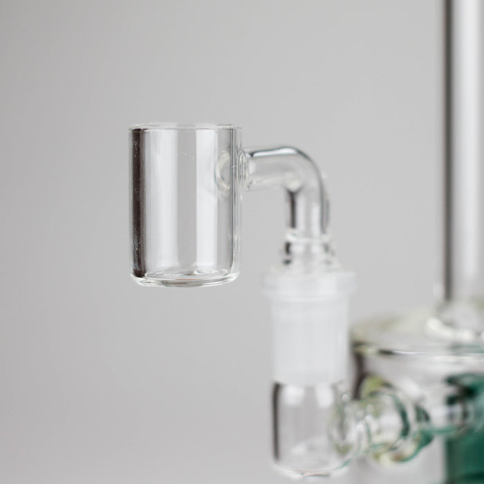 11" 2-in-1 Glass Dab Rig with Percolator [BH141] Glass Bong 777 Smoke