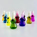 5" Mini Colour Water Pipe - 10 Assorted Colours Glass Bong Super Supplys Inc