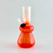 5" Mini Colour Water Pipe - 10 Assorted Colours Glass Bong Super Supplys Inc Orange