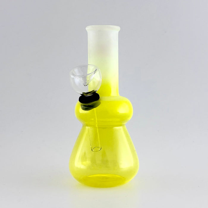 5" Mini Colour Water Pipe - 10 Assorted Colours Glass Bong Super Supplys Inc Yellow