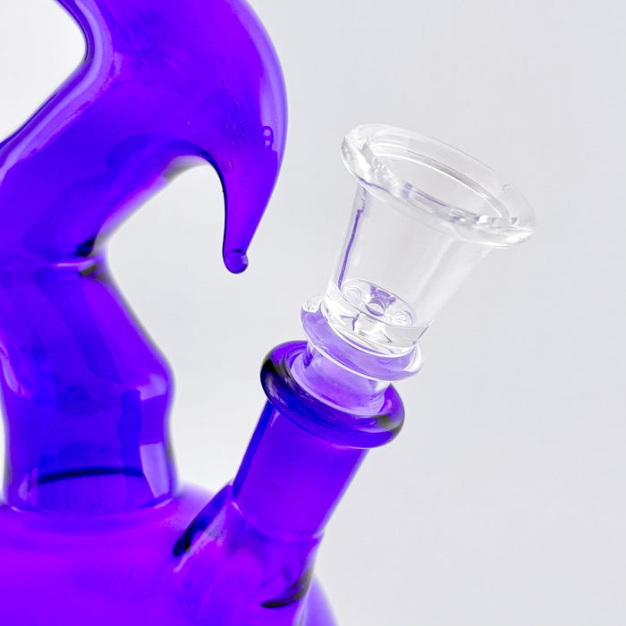 8" Zig-Zag Zong Glass Bong Super Supplys Inc