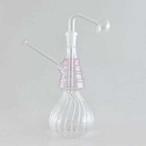 7“ Swirl Oil Burner Bubbler Glass Rig Super Supplys Inc Pink