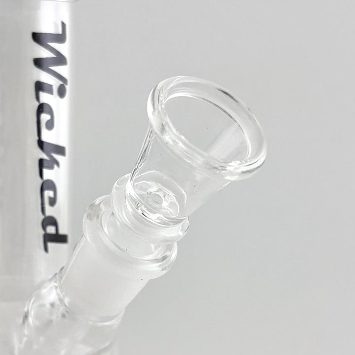 Wicked | 6" Water Pipe with Stem Glass Bong Super Supplys Inc