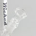 Wicked | 6" Water Pipe with Stem Glass Bong Super Supplys Inc