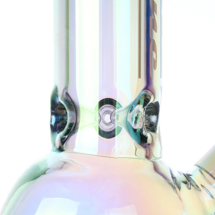 Fortune | 14" 7mm Electroplated Skull Glass Bong Glass Bong Fortune