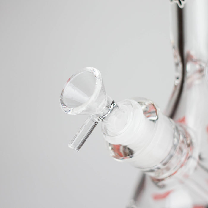 14" Honey Bee Glow-in-the-Dark Glass Beaker Bong – 7mm Thick [A25] Glass Bong Canadian Distributor