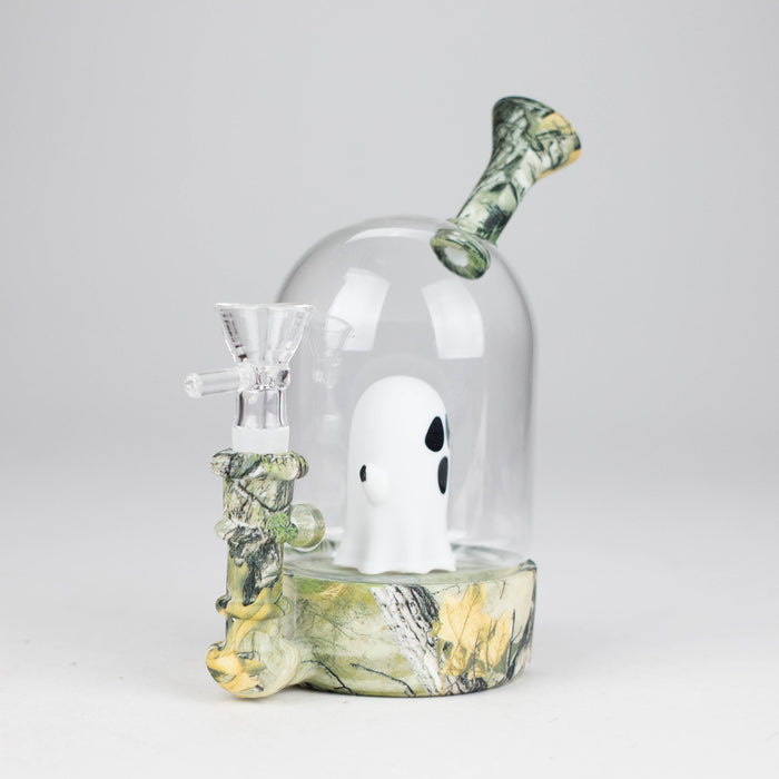 6" Ghost Rig Resin · Silicone · Plastic Bong JJ Distribution