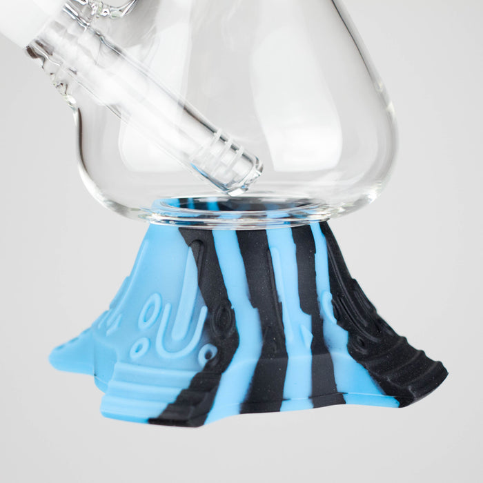 9" Rocket beaker water pipe Resin · Silicone · Plastic Bong JJ Distribution