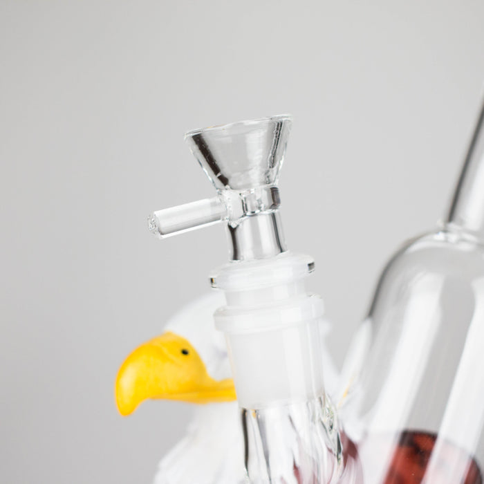 9" Eagle glass water bong Resin · Silicone · Plastic Bong JJ Distribution