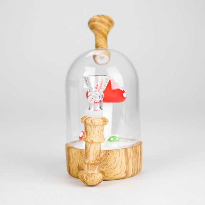 6" Waterwheel water pipe-Mushroom Resin · Silicone · Plastic Bong JJ Distribution