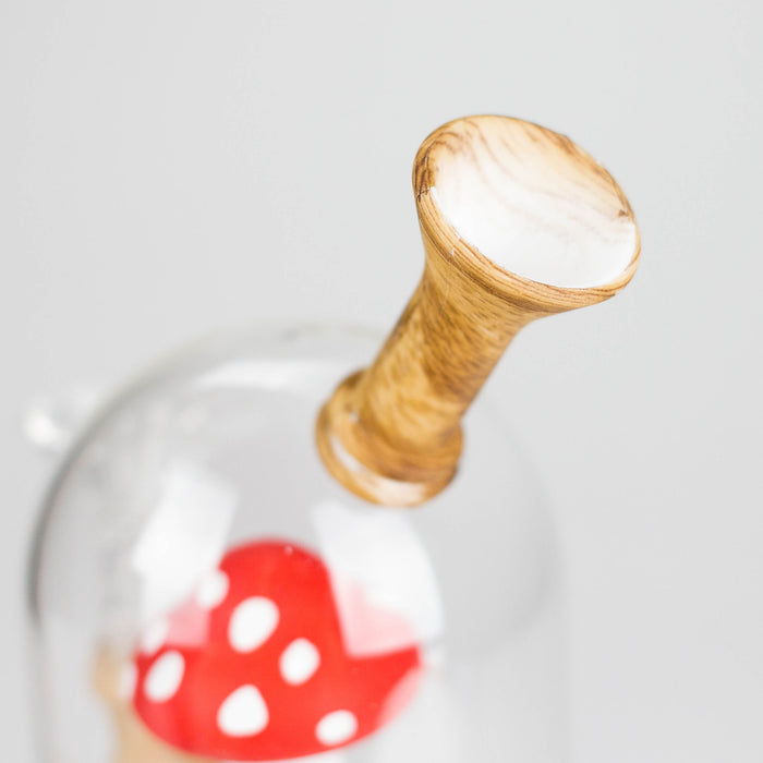 6" Waterwheel water pipe-Mushroom Resin · Silicone · Plastic Bong JJ Distribution