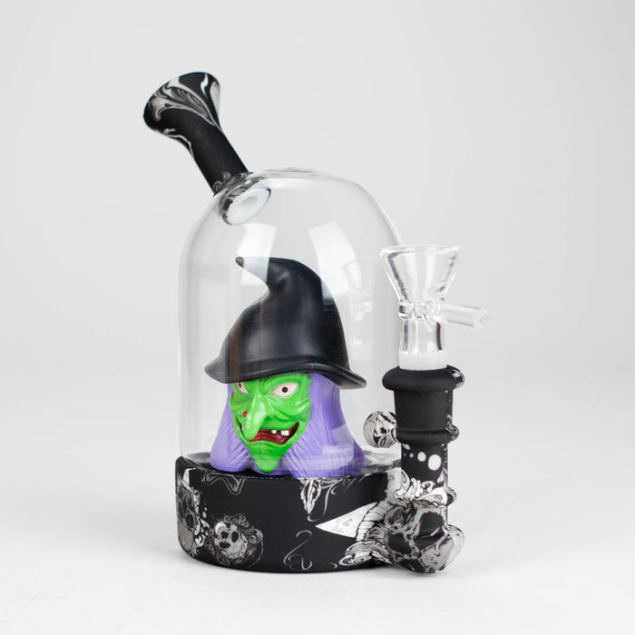 6" Waterwheel water pipe-Witch Resin · Silicone · Plastic Bong JJ Distribution