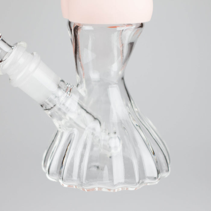 8" Glamourous water pipe Resin · Silicone · Plastic Bong JJ Distribution