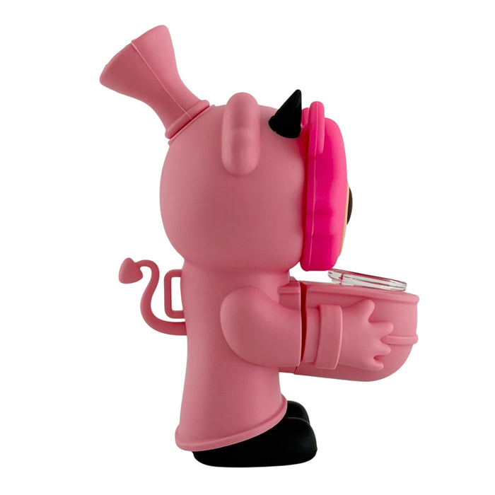 6" Pink Bear Silicone Water Pipe Resin · Silicone · Plastic Bong Super Supplys Inc