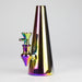 7" Solid Color Electroplate Glass Bong Glass Bong 777 Smoke Rainbow1