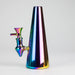 7" Solid Color Electroplate Glass Bong Glass Bong 777 Smoke