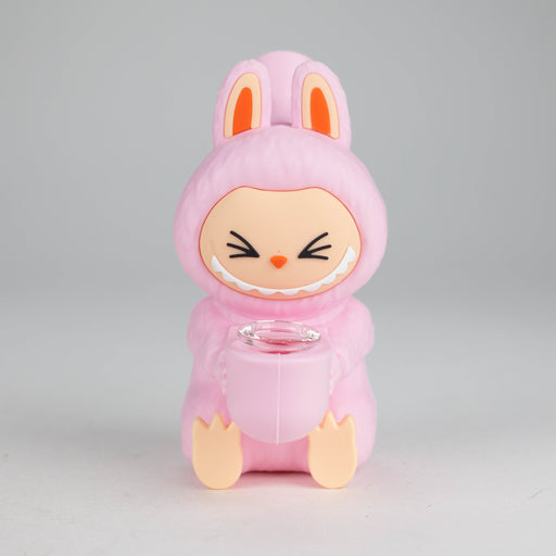 6" Popular Character Design Silicone Bong Resin · Silicone · Plastic Bong 777 Smoke Pink