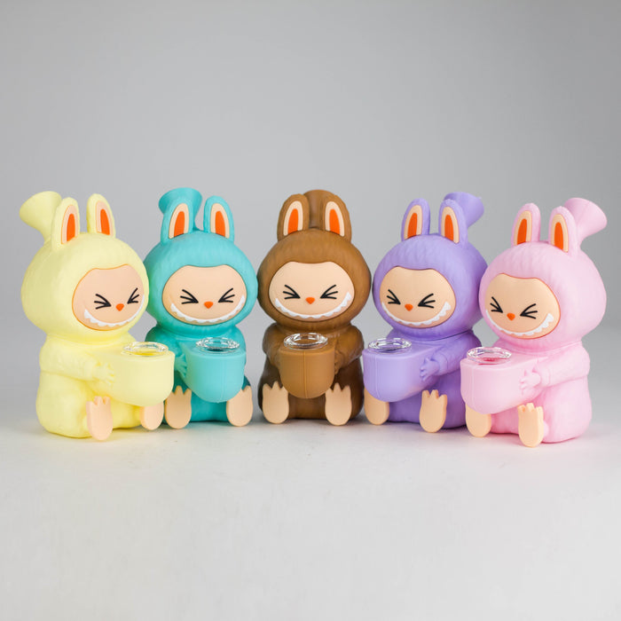 6" Popular Character Design Silicone Bong