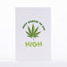 Intricate Greetings | Cannabis Leaf 3D Pop-Up Card – For Any Occasion Holiday · Anniversary Intricate Greetings Just Wanted to Say High
