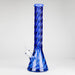 Genie | 16" 9mm Twist Glass Beaker Bong [HH1125] Glass Bong ONE Blue