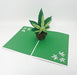 Intricate Greetings | Cannabis Leaf 3D Pop-Up Holiday Card Holiday · Anniversary Intricate Greetings