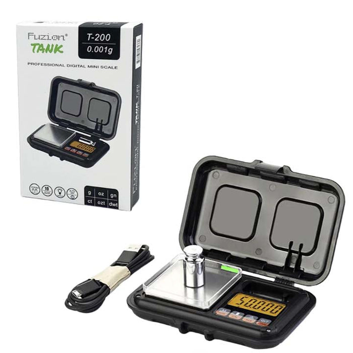 Fuzion | Tank Digital Scale 200*0.01g With 20g Weight Scale Super Supplys Inc