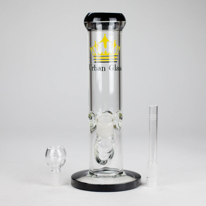 10" Straight Tube Glass Water Bong Glass Bong RMG WHOLESALE
