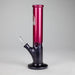 10" Shining Straight Glass Water Bong – Assorted Colors Glass Bong RMG WHOLESALE