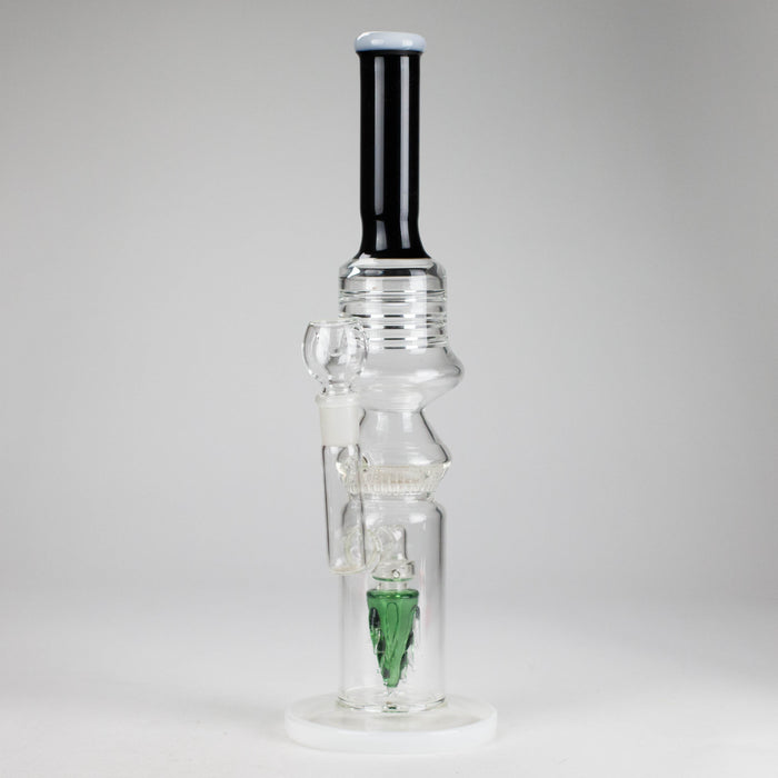 16" Poke Glass Water Bong – Assorted Colors Glass Bong RMG WHOLESALE