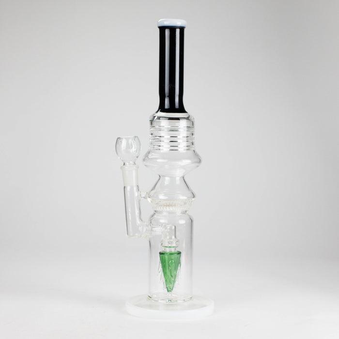 16" Poke Glass Water Bong – Assorted Colors Glass Bong RMG WHOLESALE