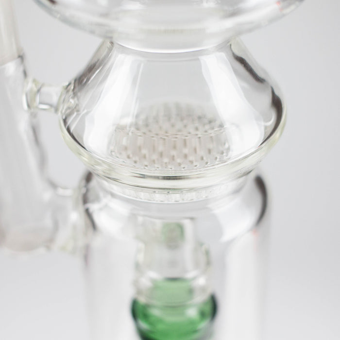 16" Poke Glass Water Bong – Assorted Colors Glass Bong RMG WHOLESALE
