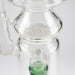 16" Poke Glass Water Bong – Assorted Colors Glass Bong RMG WHOLESALE