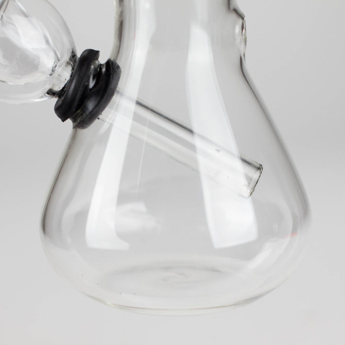 5" Glass Water Bong – Assorted Sticker Design Glass Bong RMG WHOLESALE