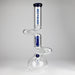 NG | 18" Double Zong 4-Arm Perc Beaker [G2232] Glass Bong High-End Brands Glass BLUE