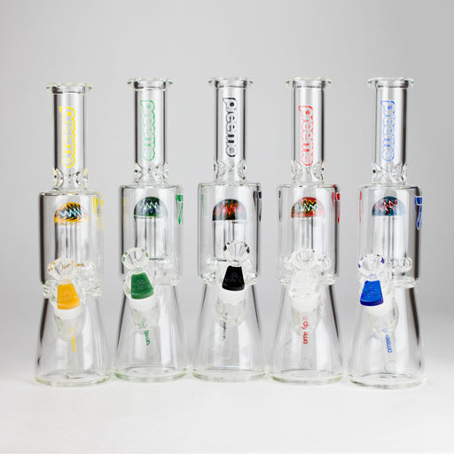 Preemo | 11" Showerhead Perc Mini [P014] Glass Bong preemo