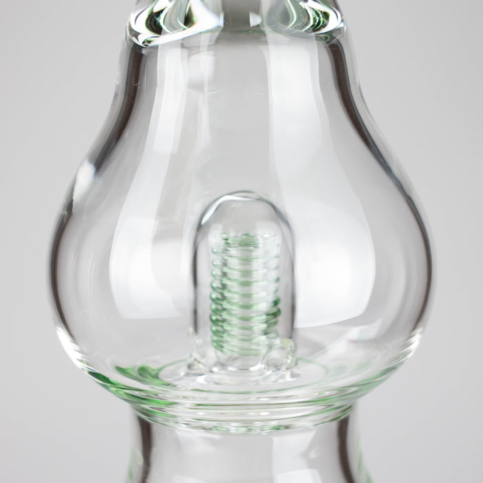 NG | 16" Pear Shape Tube with UFO Perc [BO-066] Glass Bong High-End Brands Glass